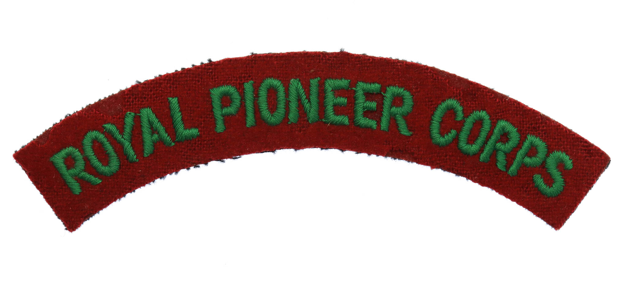 Royal Pioneer Corps (ROYAL PIONEER CORPS) Cloth Shoulder Title