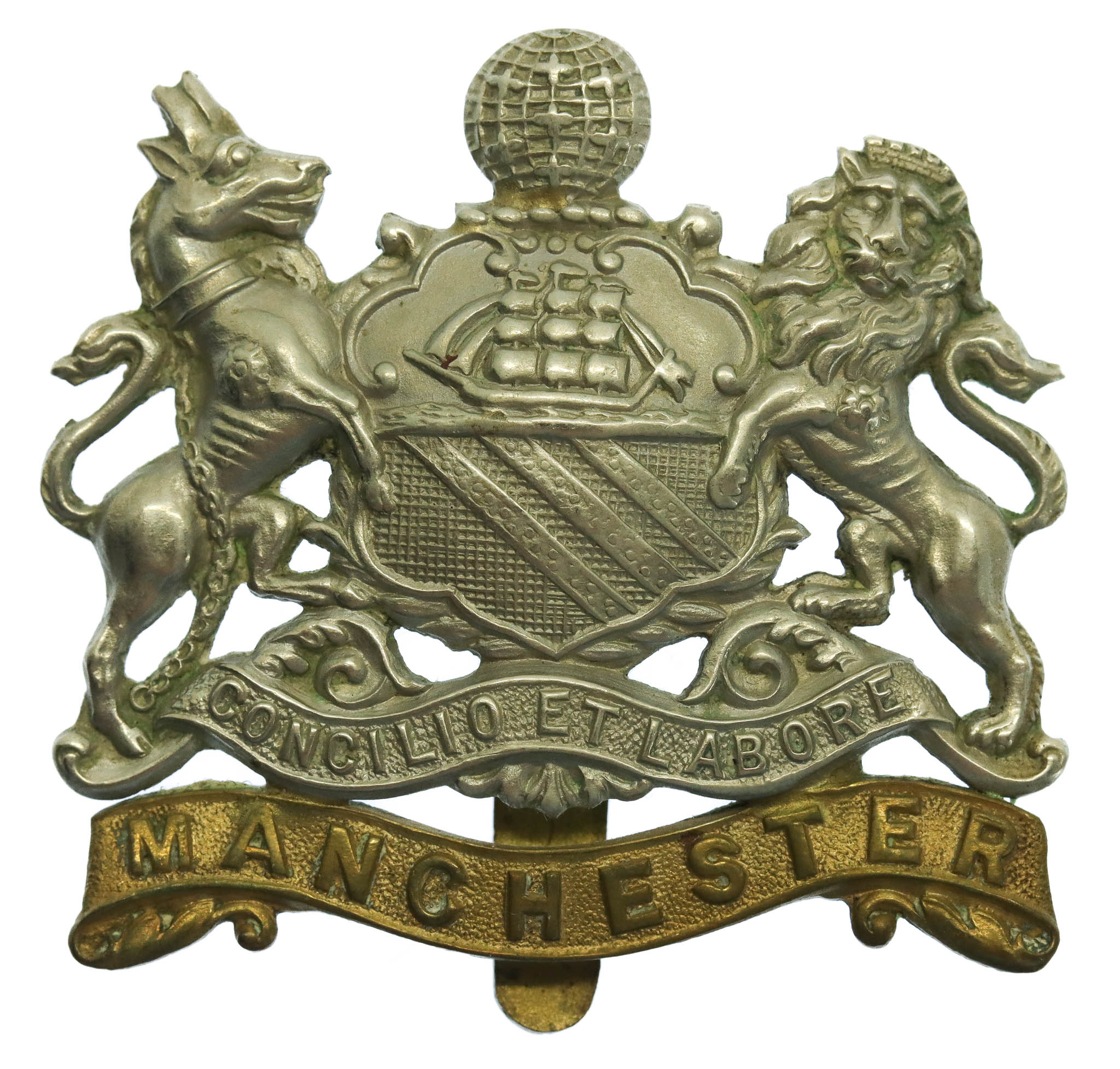 Manchester Regiment Coat of Arms Cap Badge