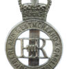 Cumberland, Westmoreland & Carlisle Constabulary Cap Badge - Queen's Crown 