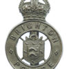 Brighton Borough Police Cap Badge - King's Crown