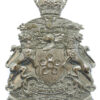 Leicester City Police Helmet Plate - Queen's Crown