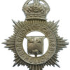 Grimsby Borough Police Helmet Plate - King's Crown