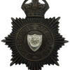 Portsmouth City Police Night Helmet Plate - King's Crown