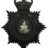 County Borough of Barrow-in-Furness Police Night Helmet Plate - Queen's Crown