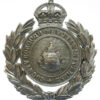 County Borough of Barrow-in-Furness Police Wreath Helmet Plate - King's Crown