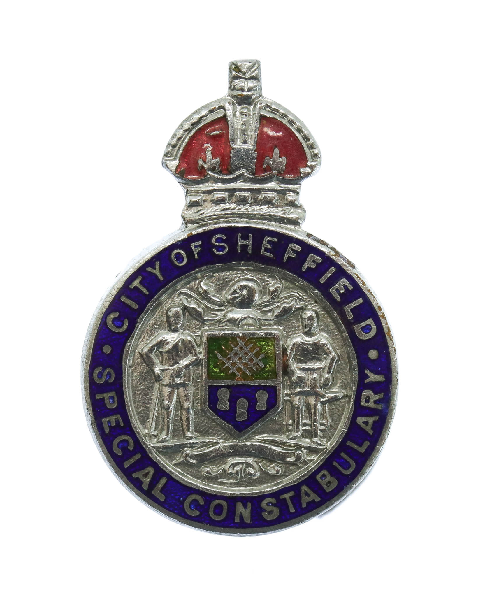 City of Sheffield Special Constabulary Enamelled Lapel Badge - King's Crown