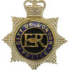 City of London Police Senior Officer's Enamelled Cap Badge - Queen's Crown