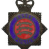 Essex Police Hallmarked Silver Senior Officer's Cap Badge - Queen's Crown