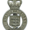States of Jersey Police Cap Badge - Queen's Crown
