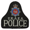 United Kingdom Atomic Energy Authority (U.K.A.E.A.) Constabulary Cloth Bell Patch Badge