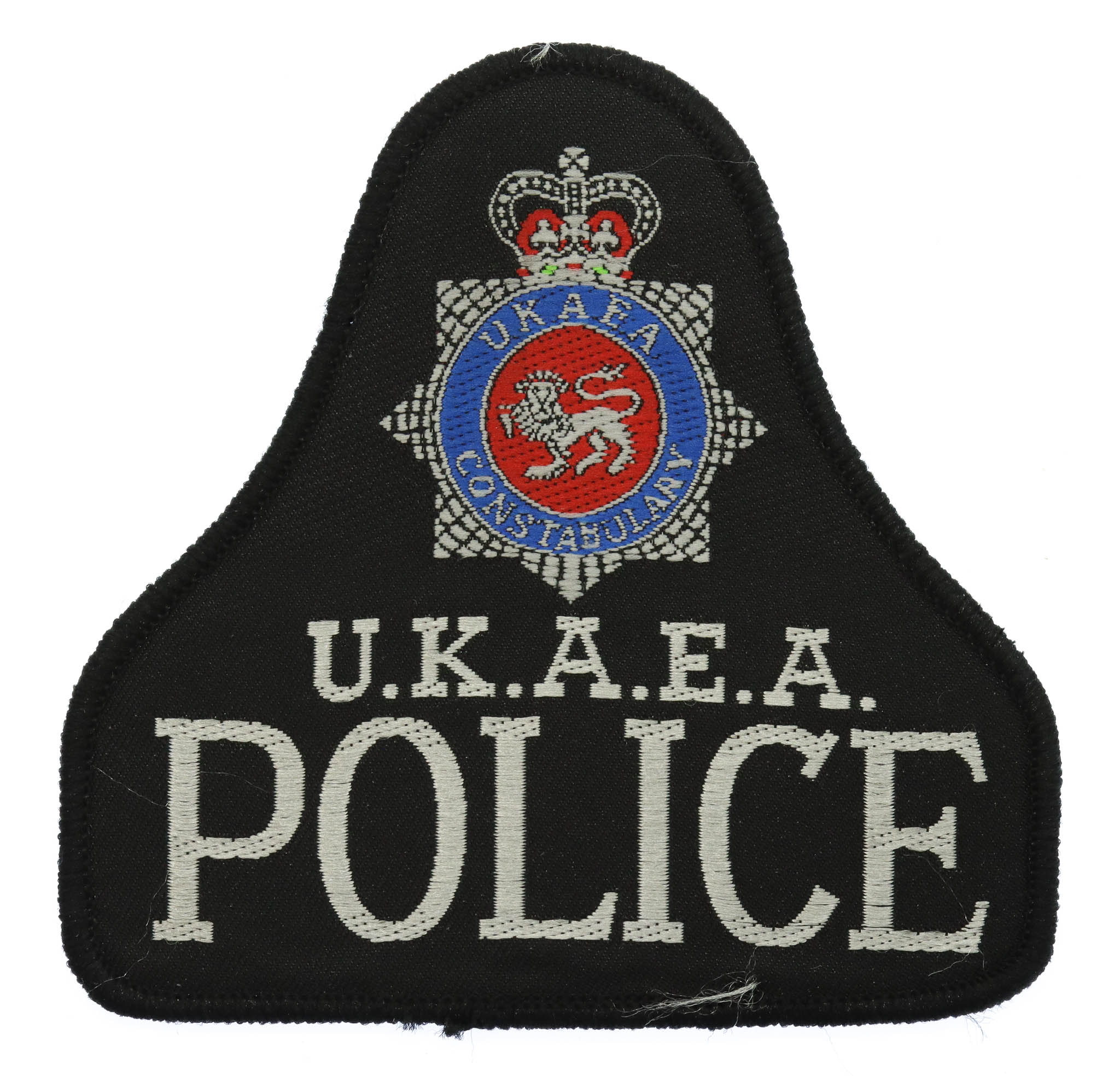 United Kingdom Atomic Energy Authority (U.K.A.E.A.) Constabulary Cloth Bell Patch Badge