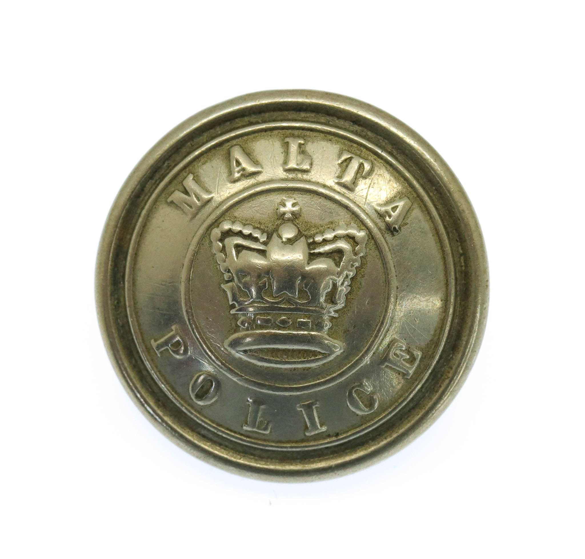 Victorian Malta Police Button (23mm)