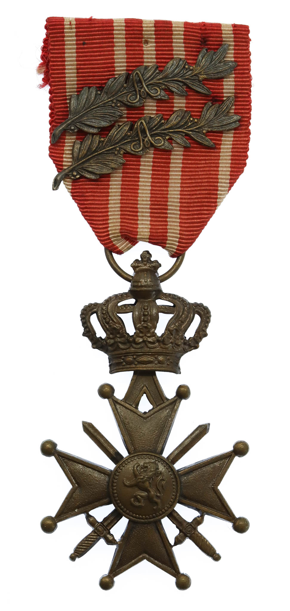Belgium WW1 Croix de Guerre with 2 Palm Citations