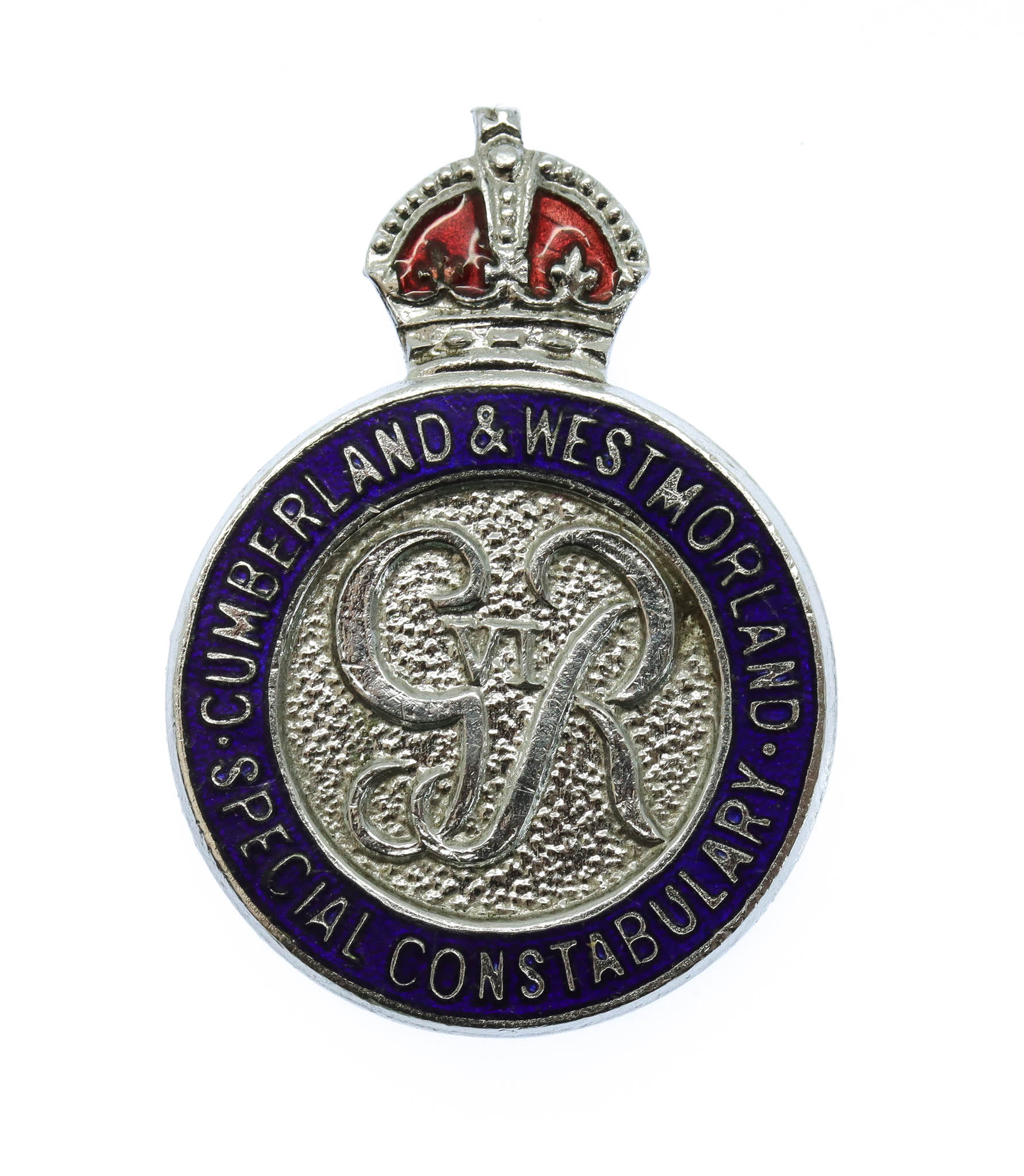 George VI Cumberland & Westmoreland Special Constabulary Enamelled Lapel Badge