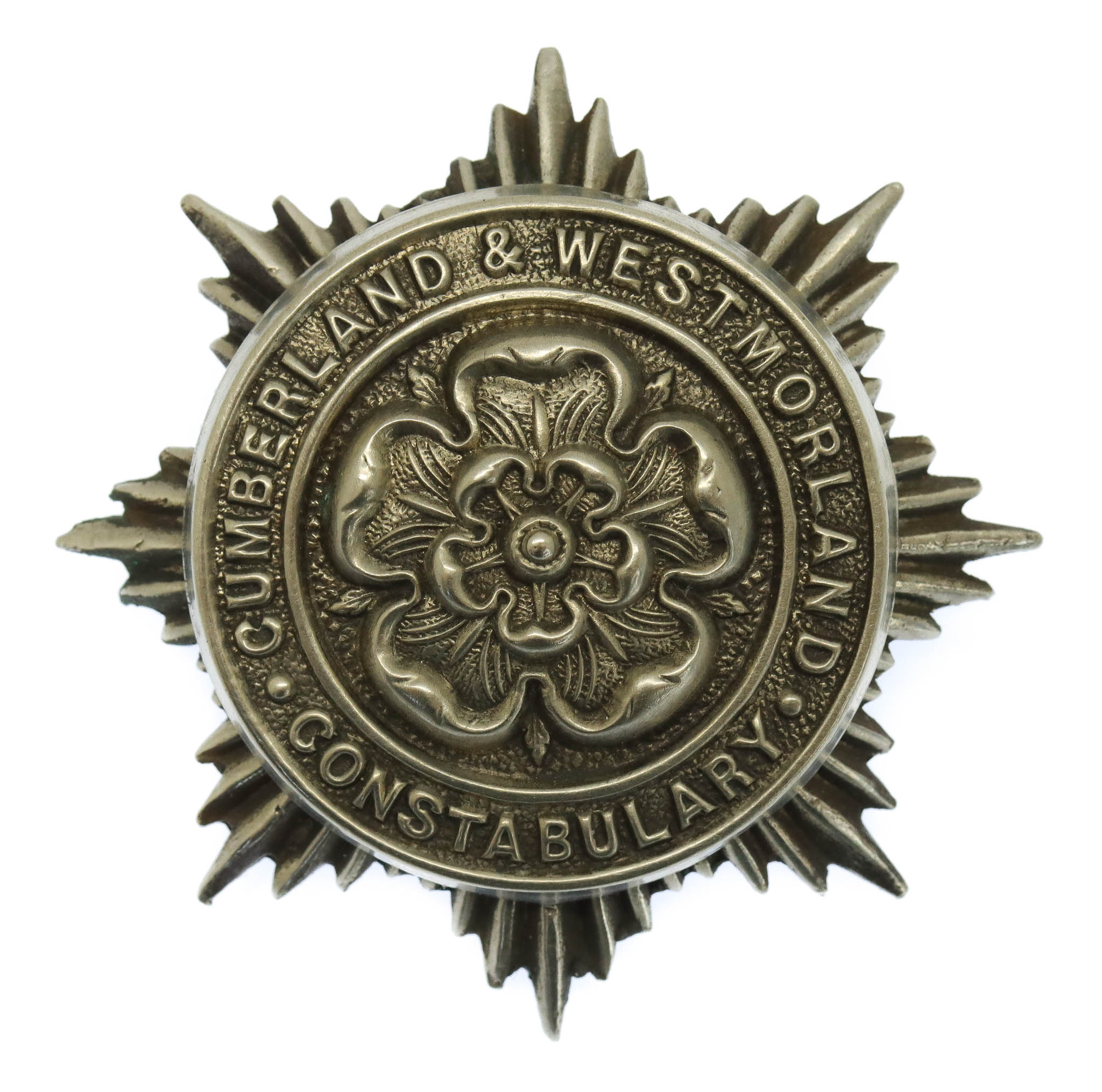 Cumberland & Westmoreland Constabulary Star Cap Badge