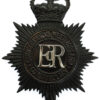 Cumberland & Westmoreland Constabulary Night Helmet Plate - Queen's Crown