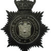 Rochdale County Borough Police Blackened Chrome Helmet Plate - Queen's Crown