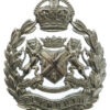 Plymouth City Police Wreath Helmet Plate - King's Crown