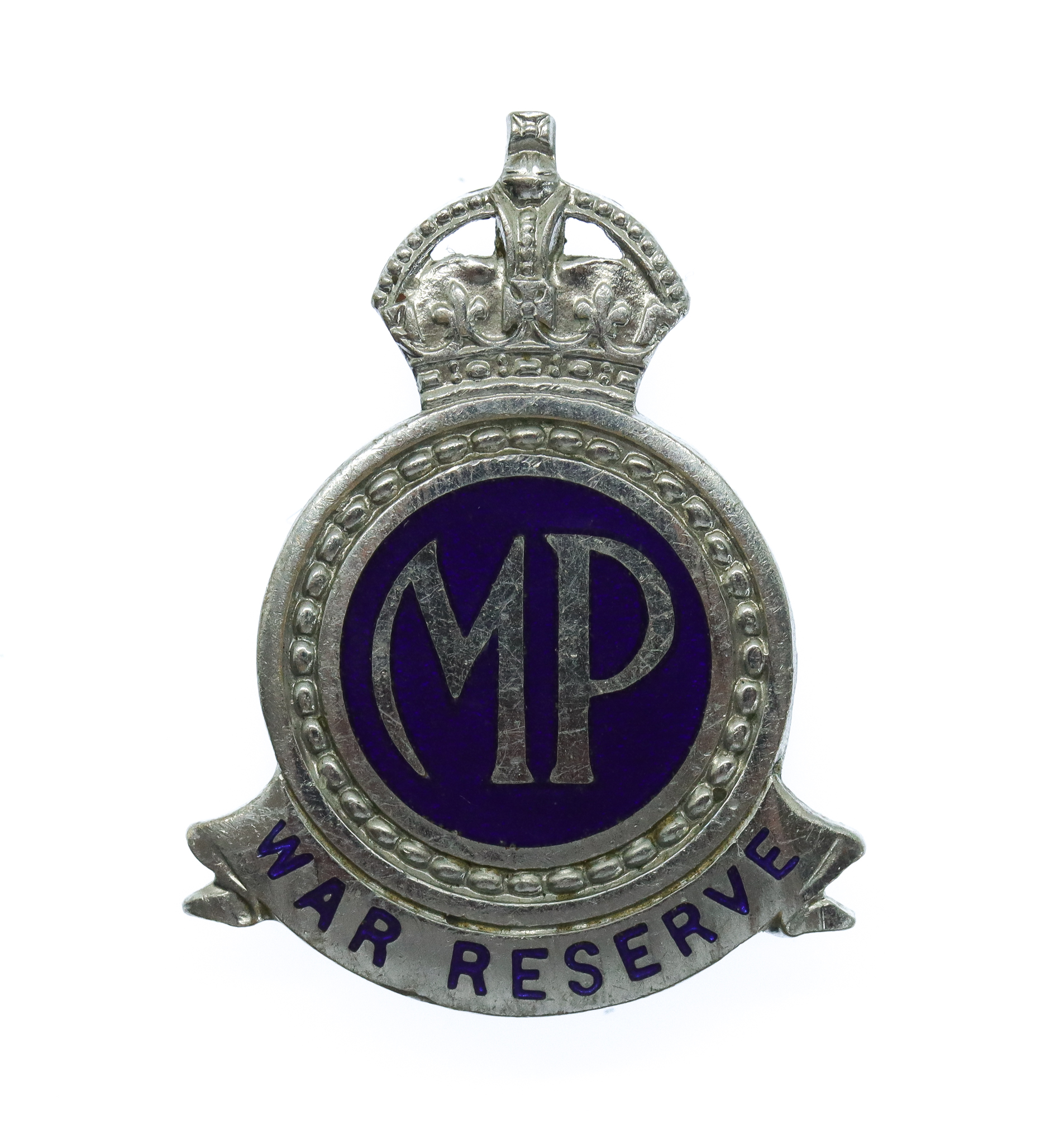 WW2 Metropolitan Police War Reserve Enamelled Lapel Badge