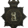 Warwickshire Constabulary Night Helmet Plate - King's Crown