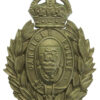Carlisle City Police Wreath Helmet Plate - King's Crown