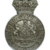 Salford City Police Cap Badge - King's Crown