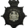 Salford City Police Night Helmet Plate - King's Crown
