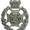 Salford City Police Chrome Wreath Helmet Plate - King's Crown