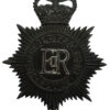 Hampshire & Isle of Wight Police Night Helmet Plate - Queen's Crown