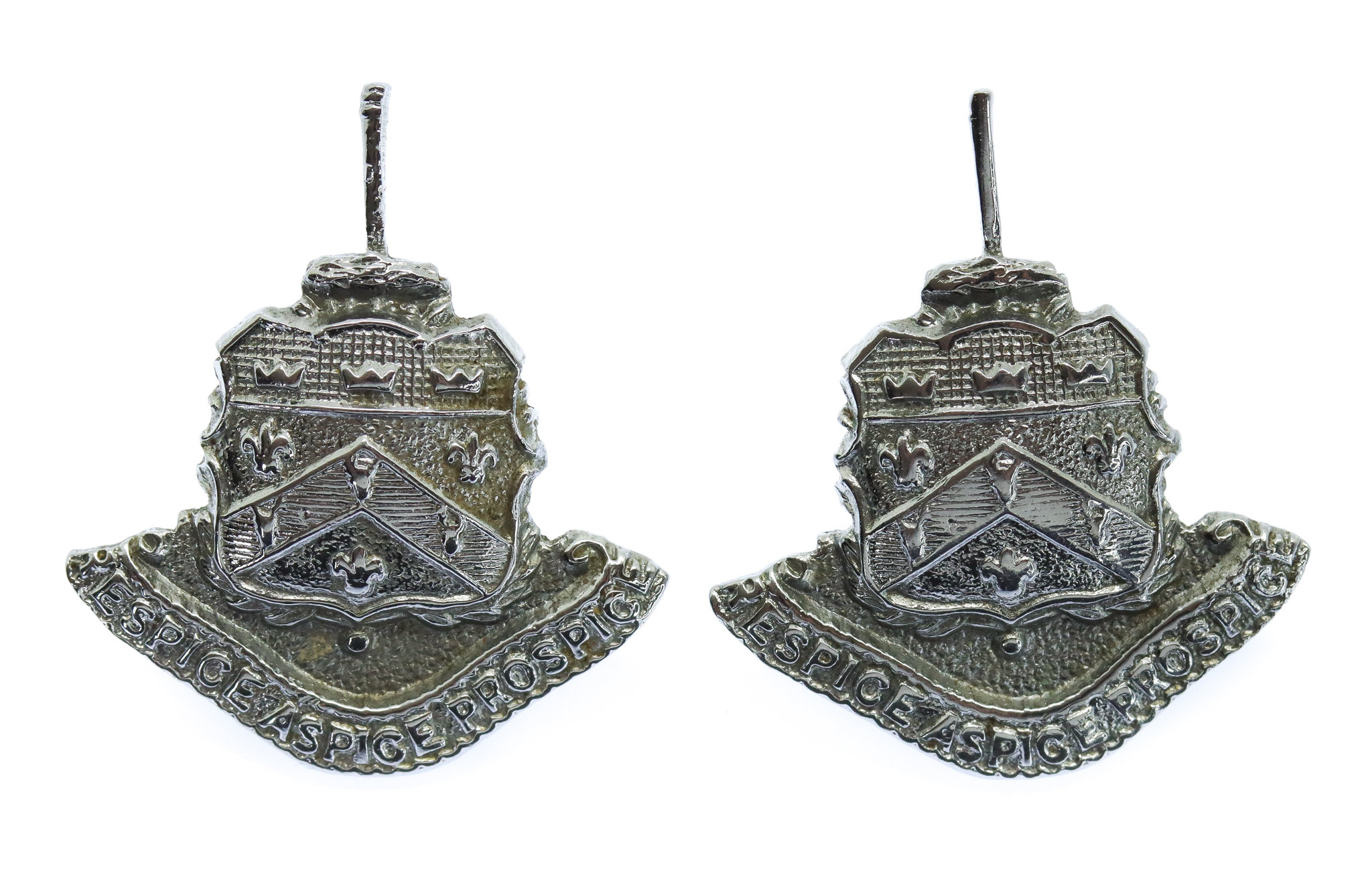 Pair of Bootle County Borough Police Collar Badges