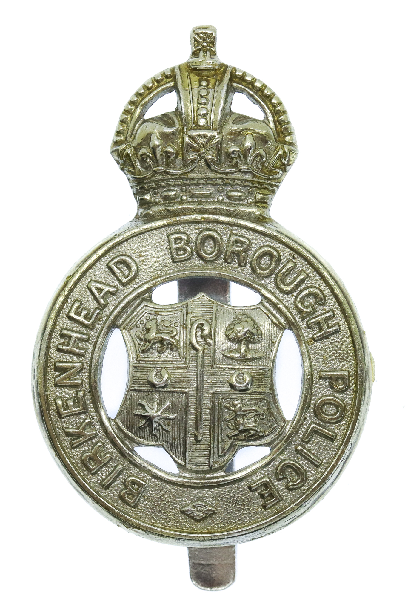 Birkenhead Borough Police Cap Badge - King's Crown