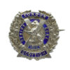 London Scottish Sterling Silver & Enamel Sweetheart Brooch