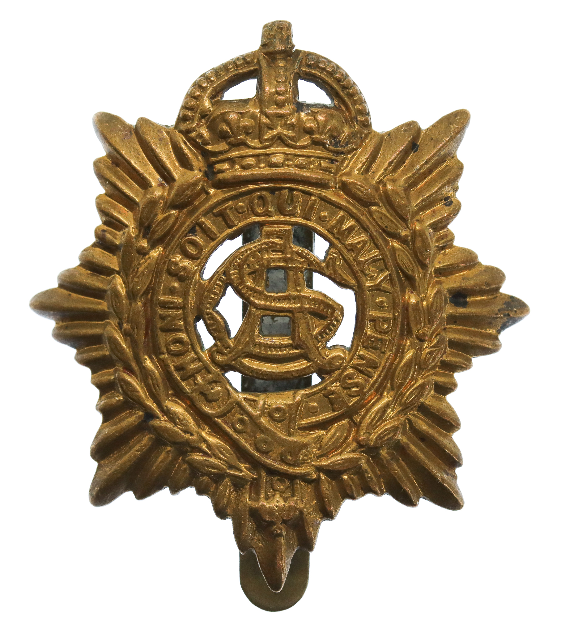 Army Service Corps (A.S.C.) Cap Badge - King's Crown