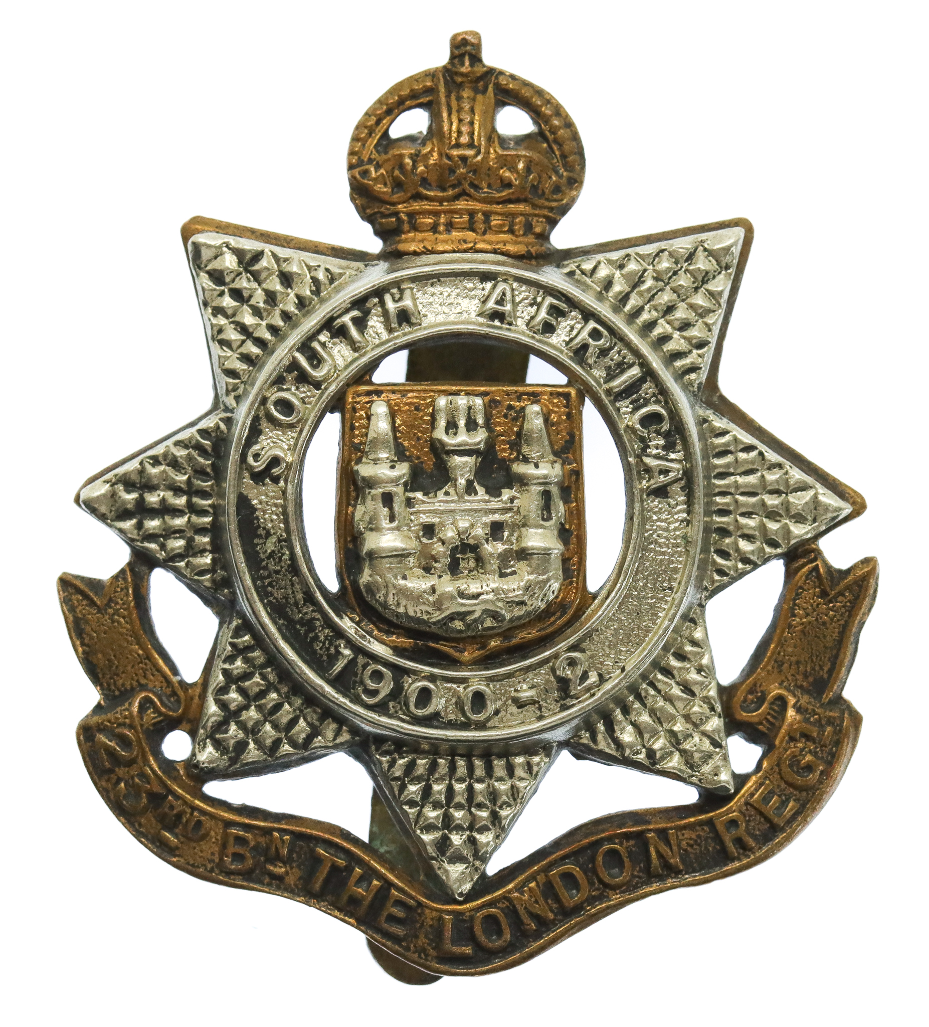 23rd Bn. London Regiment Cap Badge - King's Crown