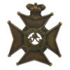 Victorian King's Royal Rifle Corps (K.R.R.C.) Militia Small Cap Badge