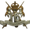 16th The Queen's Lancers Cap Badge - King' Crown