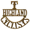 Highland Cyclist Battalion (T/HIGHLAND/CYCLISTS) Shoulder Title