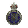 Dunfermline Special Constabulary Enamelled Lapel Badge - King's Crown