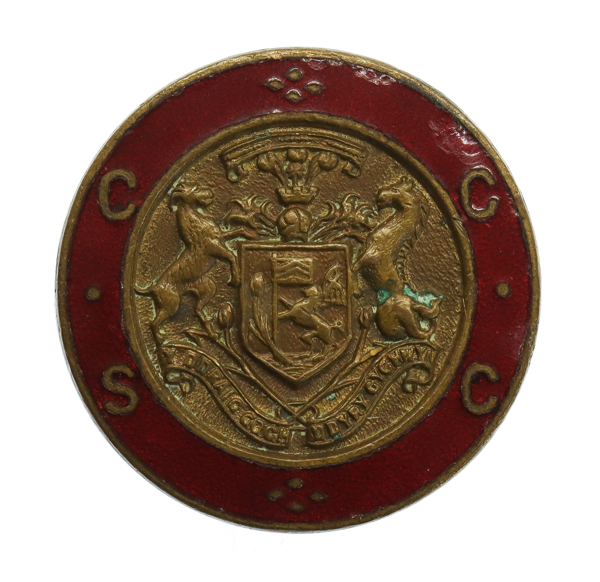 Cardiff City Special Constabulary Enamelled Lapel Badge 