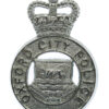 Oxford City Police Cap Badge - Queen's Crown