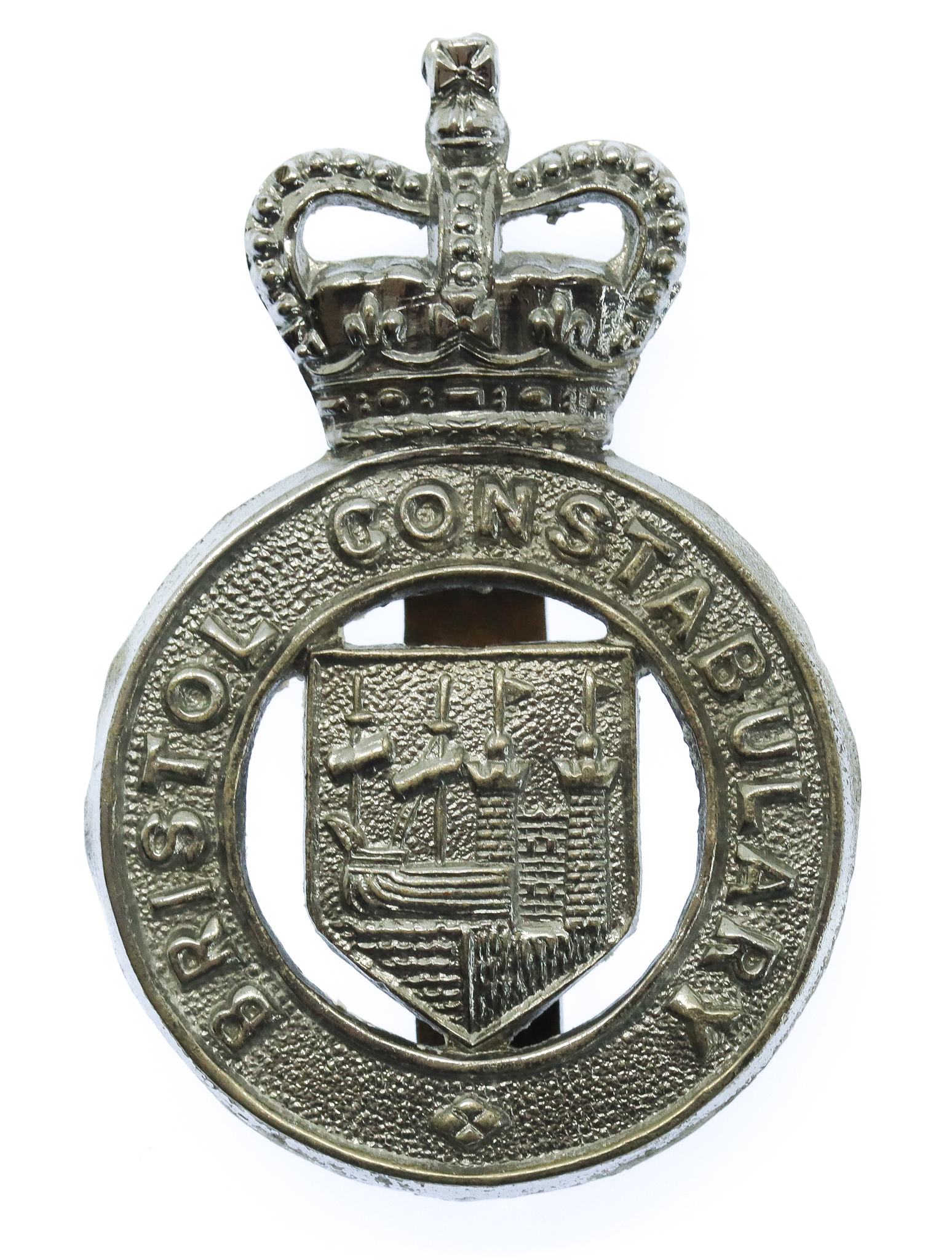 Bristol Constabulary Cap Badge - Queen's Crown