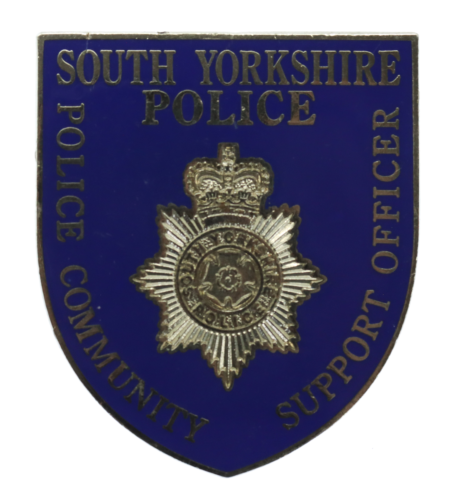 South Yorkshire Police Community Support Officer PCSO Enamelled Cap Badge