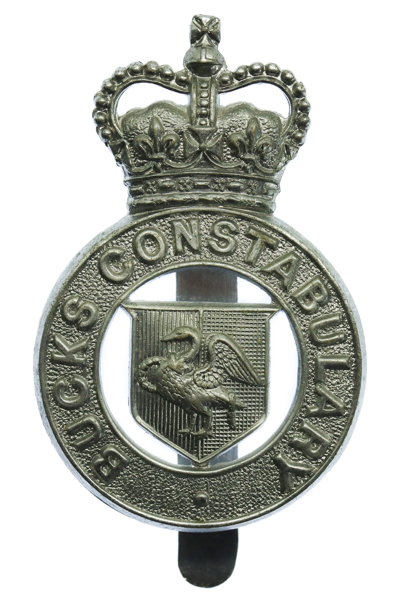 Buckinghamshire Constabulary Cap Badge - Queen's Crown