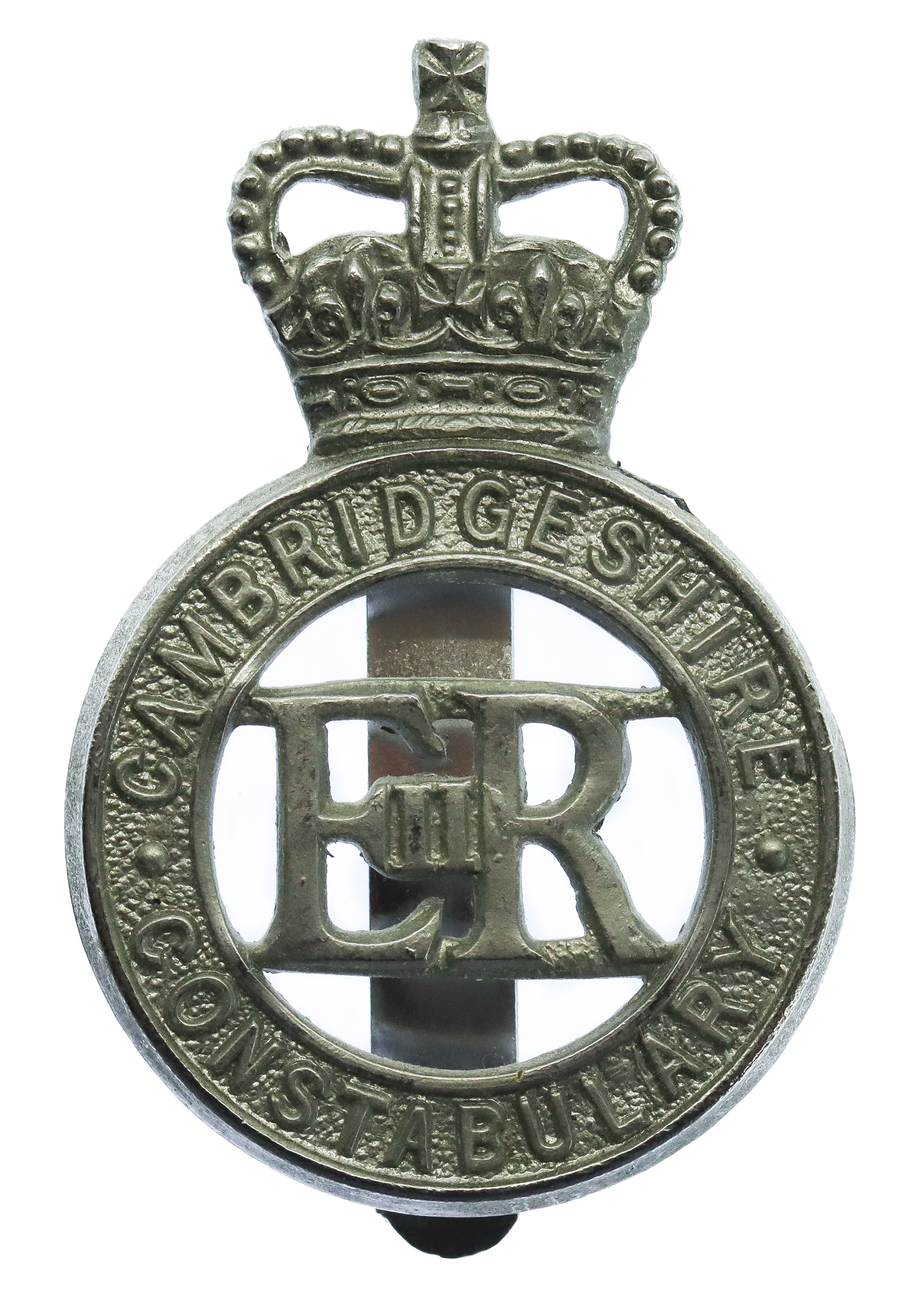 Cambridgeshire Constabulary Cap Badge - Queen's Crown