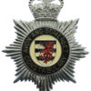 Avon and Somerset Constabulary Enamelled Helmet Plate - Queen's Crown