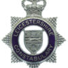 Leicestershire Constabulary Senior Officer's Enamelled Cap Badge - Queen's Crown