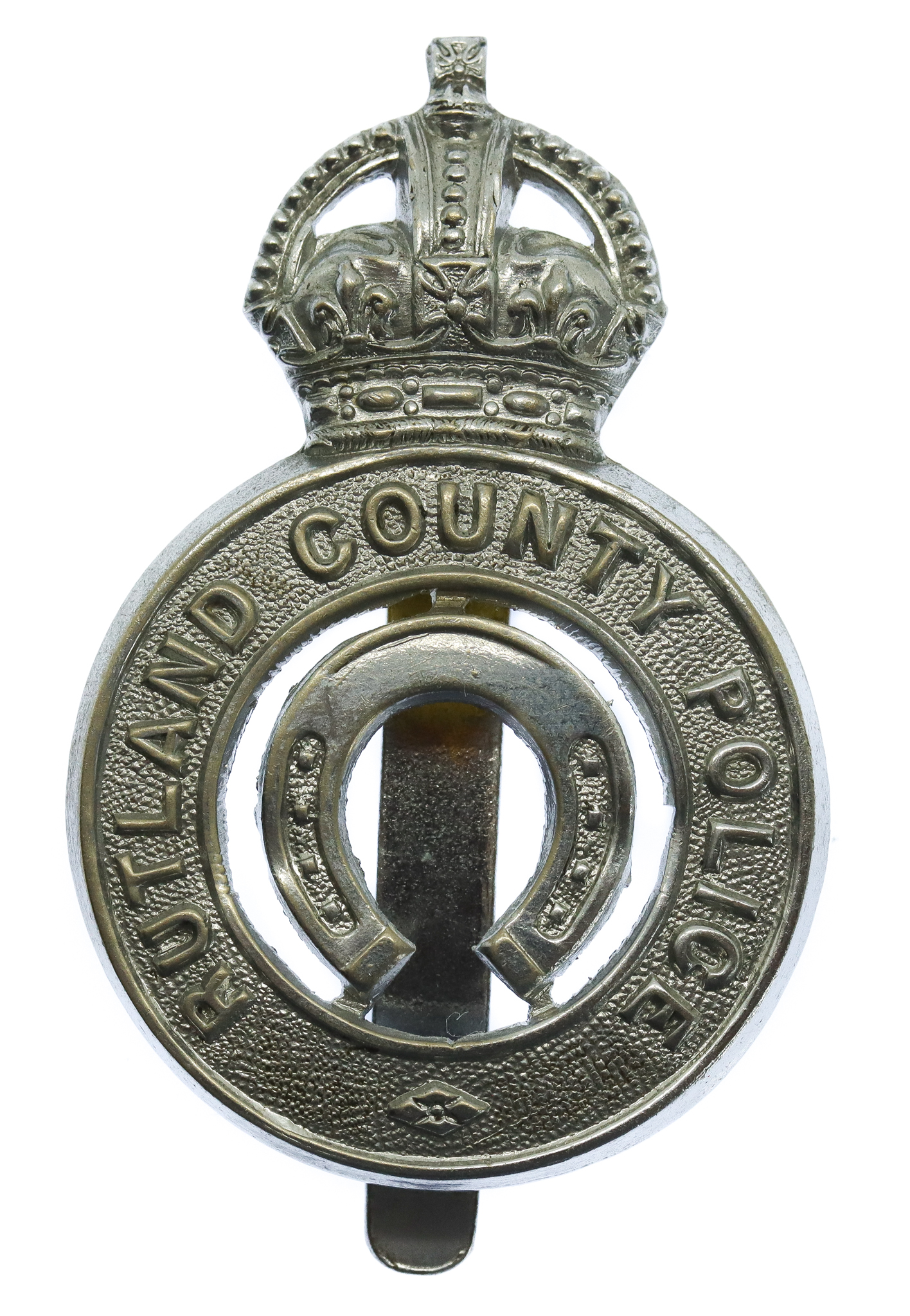 Rutland County Borough Police Cap Badge - King's Crown