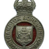 Northampton Borough Police Cap Badge - King's Crown