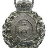 Dewsbury Borough Police Wreath Helmet Plate - Queen's Crown