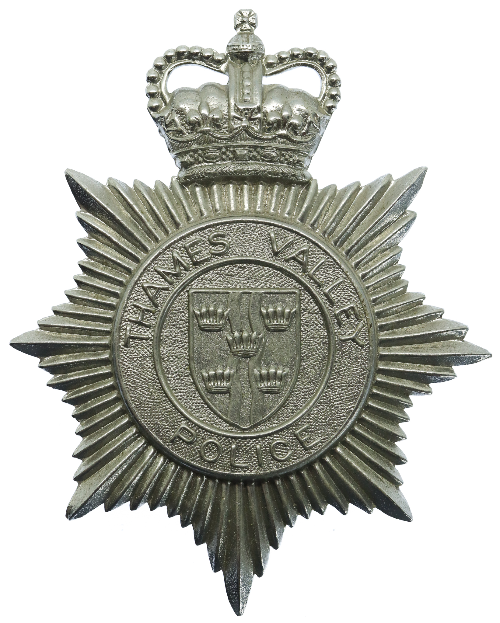 Thames Valley Police Helmet Plate - Queen's Crown